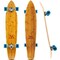 Magneto 44-inch Kicktail Cruiser Longboard Skateboard - Bamboo & Hard Maple Deck - Ideal for Commuting, Cruising, Carving, Downhill Riding - Suitable for Ages 3-14 (Blue)